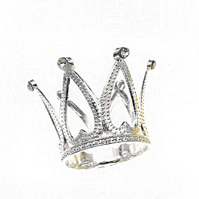 Pearl Crystal Crown Mini Crystal Pearl Topper Tiara Hajdíszek Dísz Hercegnő esküvői születésnapi sütés torta