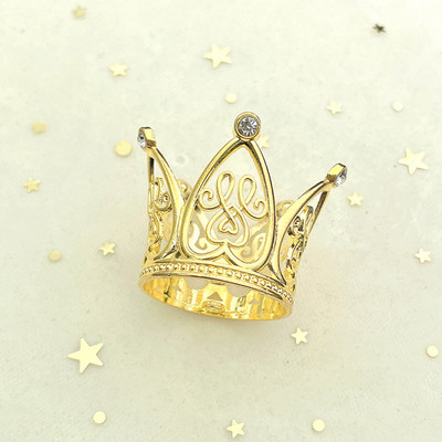 Pearl Crystal Crown Mini Crystal Pearl Topper Tiara Hajdíszek Dísz Hercegnő esküvői születésnapi sütés torta