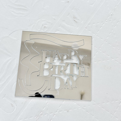 Little Daisy Akrilni nadjev za rođendansku tortu Pink Gold Kids Happy Birthday Pokrivač za tortu Dekoracija Baby Shower Party pribor za pečenje