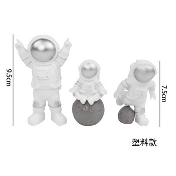 Space Universe Cake Topper Rocket Planet Cupcake Toppers Astronaut Kids Space Theme Party Happy Birthday Cake Decorations Suppli