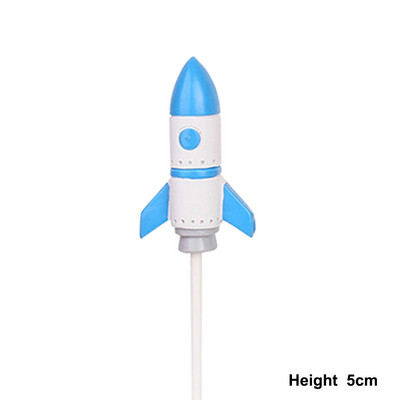 Space Universe Cake Topper Rocket Planet Cupcake Toppers Astronaut Copii Space Theme Party Decoratiuni pentru tort La mulți ani