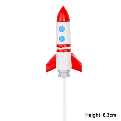 Space Universe Cake Topper Rocket Planet Cupcake Toppers Astronaut Copii Space Theme Party Decoratiuni pentru tort La mulți ani