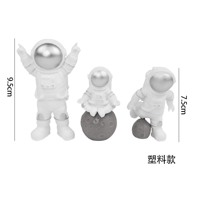 Space Universe Cake Topper Rocket Planet Cupcake Toppers Astronaut Copii Space Theme Party Decoratiuni pentru tort La mulți ani