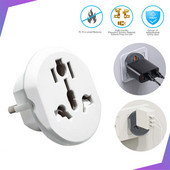 Adaptor priză UE 16A 250V Adaptor de călătorie Convertor UE 2 priză rotundă AU UK CN US DE la UE Adaptor universal de înaltă calitate