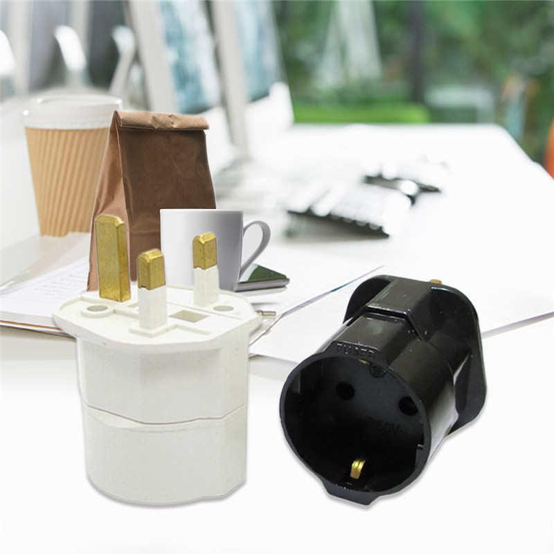 NOVI univerzalni EU u UK utikač 2 pinski u UK 3 pinski utikač pretvorbena utičnica putni adapter strujni utikač s Erdung Protect Safety
