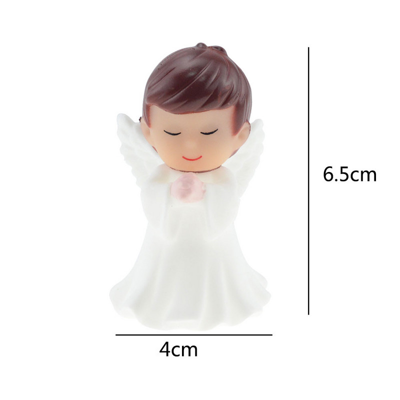 1db Angyaltoll szárny zászlós tortafeltét esküvői születésnapi partihoz sütés desszert Valentin napi torta felső dekorációs kellékei