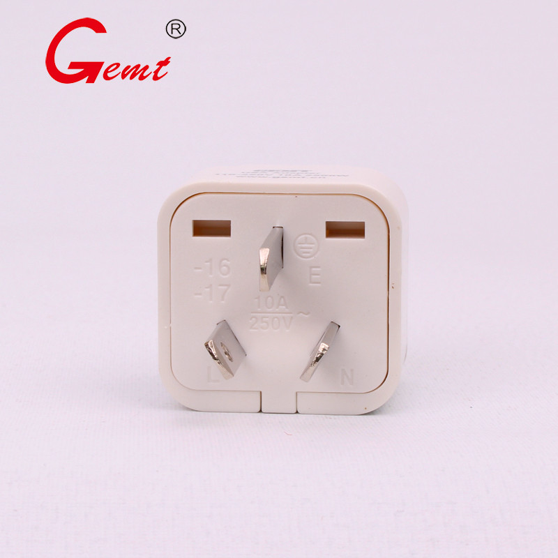 Προσαρμογέας μετατροπής Universal Australian 3 ακίδων στην ΕΕ Ευρωπαϊκή Η.Β.