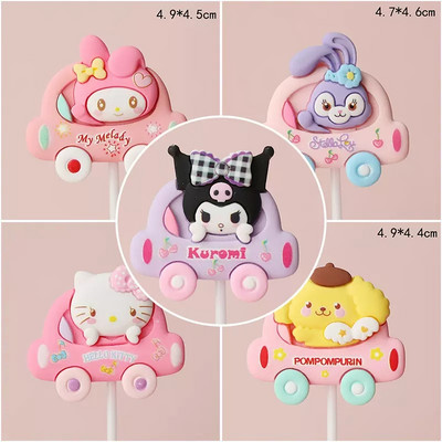 Karikatūra Dzīvnieks vienradzis kūkas dekorēšana Karuselis meitene zēns mazulis dzimšanas dienā kūciņas topper Daudz laimes dzimšanas dienas ballītes dekors bērniem dāvana