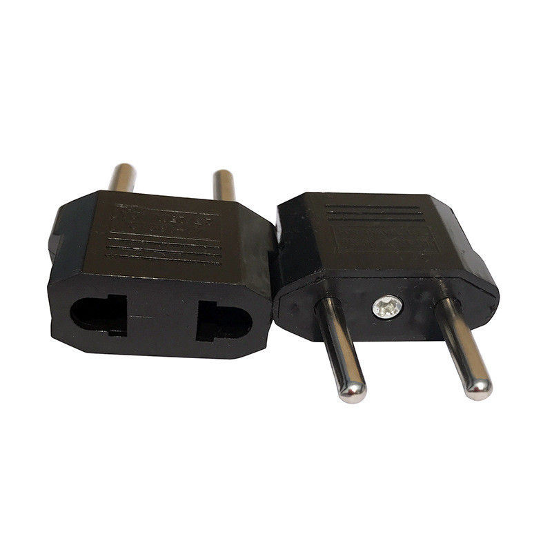 6 komada adaptera EU utikača s 2 pina na EU 2 okrugli utikač s utičnicom Ulaz AC 110V-250V 10A pretvarač putnih utikača, adapteri za struju 220V