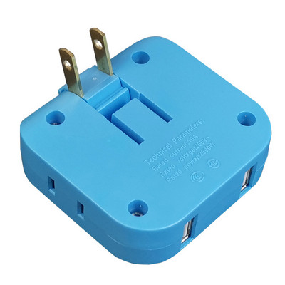 US Power Plug Adapter Sklopivi produžetak s USB konverterskom utičnicom Prijenosno punjenje Sync Lagane električne utičnice Utičnica