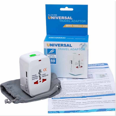 univerzalni putni ispravljač iz nas u eu All-In-One pretvarač punjač širom svijeta Univerzalni SAD UK AU EU električni USB adapter za napajanje