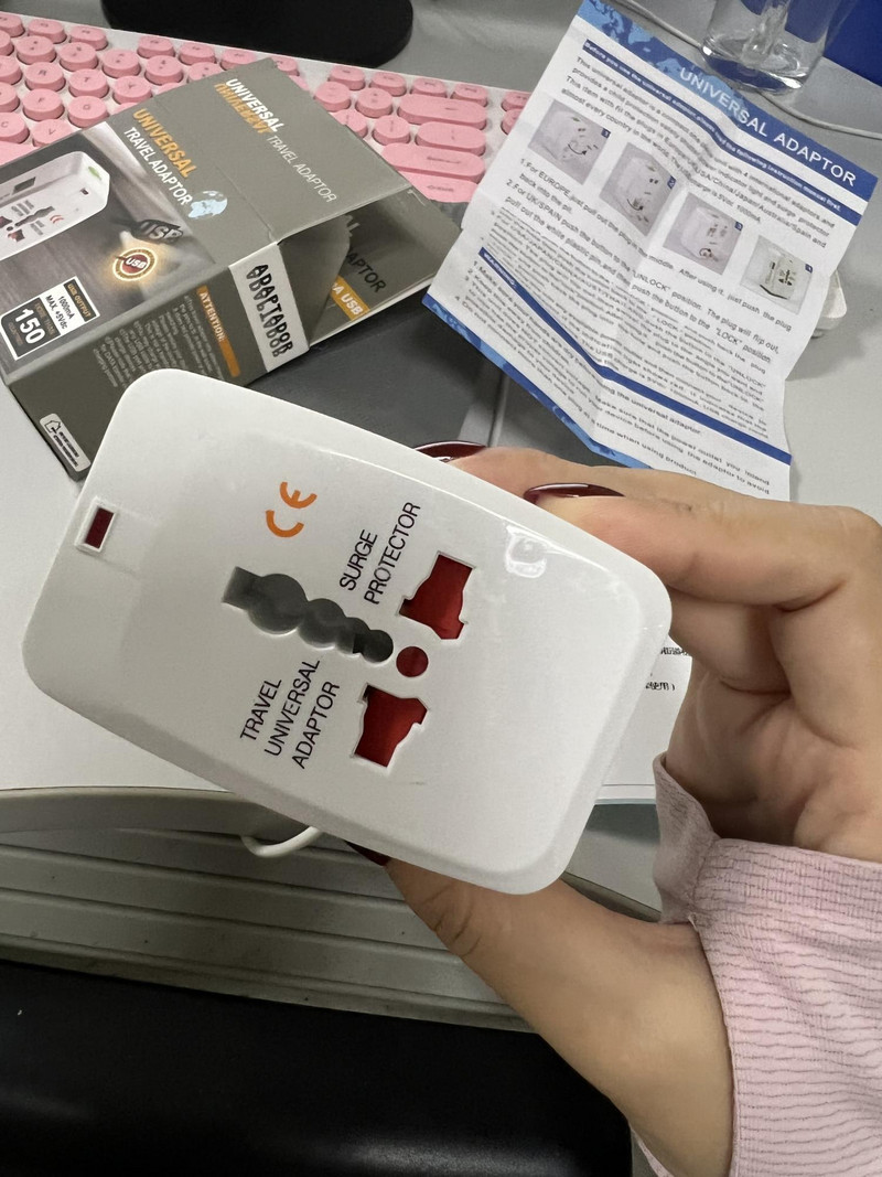 univerzalni putni ispravljač iz nas u eu All-In-One pretvarač punjač širom svijeta Univerzalni SAD UK AU EU električni USB adapter za napajanje