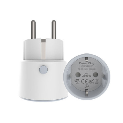 Tuya Smart Pulg EU FR WiFi bežična utičnica za daljinsko mjerenje vremena s monitorom napajanja 16 A 3680 W utičnicom radi s Alexa Echo Google Home