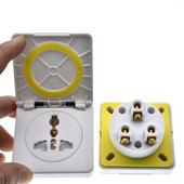 EU US AU UK Univerzalna vodootporna zidna utičnica s poklopcem 250V 10A IP44 AC utičnica*