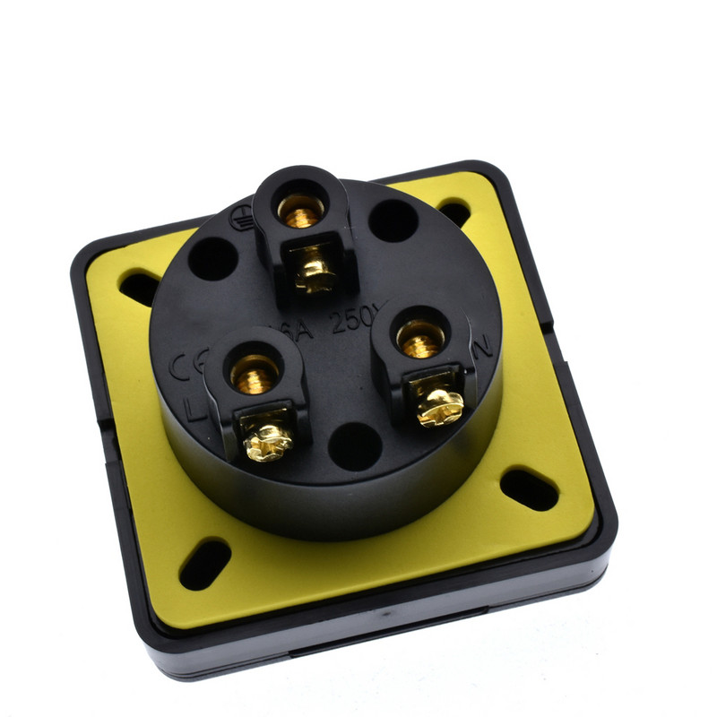 EU US AU UK Univerzalna vodootporna zidna utičnica s poklopcem 250V 10A IP44 AC utičnica*