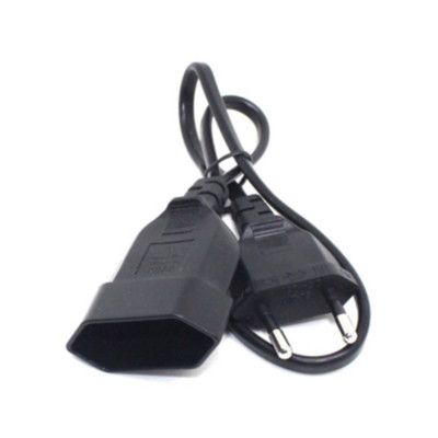 Europea 90 fokos dugós dugós dugós csatlakozóaljzattal rendelkező tápkábel PC számítógéphez PDU 0,3 m/0,6 m EU 2 ágú hajlítási szögű kábel