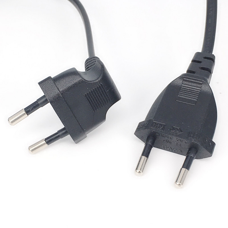 Europea 90 fokos dugós dugós dugós csatlakozóaljzattal rendelkező tápkábel PC számítógéphez PDU 0,3 m/0,6 m EU 2 ágú hajlítási szögű kábel
