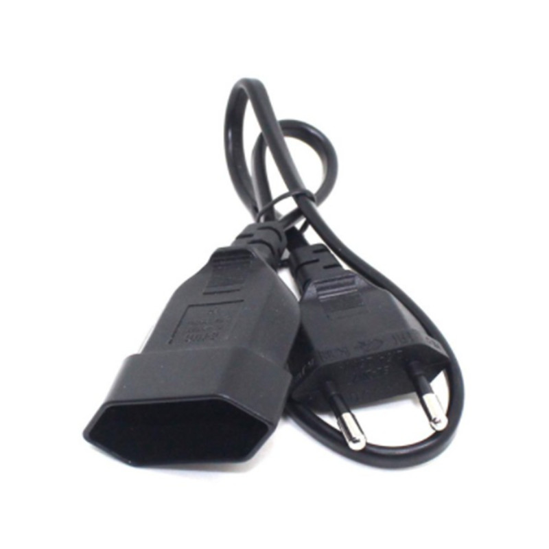 Europea 90 fokos dugós dugós dugós csatlakozóaljzattal rendelkező tápkábel PC számítógéphez PDU 0,3 m/0,6 m EU 2 ágú hajlítási szögű kábel