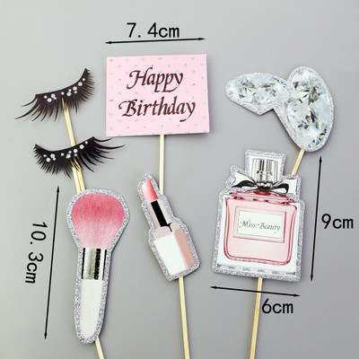 Parfümök Rúzs Alapozó Tortafesték Anya Ever Cosmetics Tortadísz hölgyeknek Boldog születésnapi parti desszert dekoráció