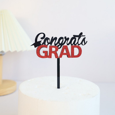 Novih 9 stilova Preljevi za torte za maturalnu zabavu 2023. Akrilne čestitke za maturu za studente Dekoracija torte za maturalnu zabavu