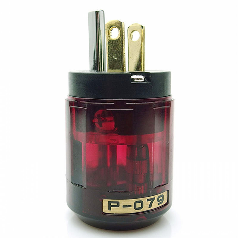 Oyaide pozlaćeni C-079 IEC ženski P-079 muški američki utikač Audio konektor Hifi DIY Audio hifi