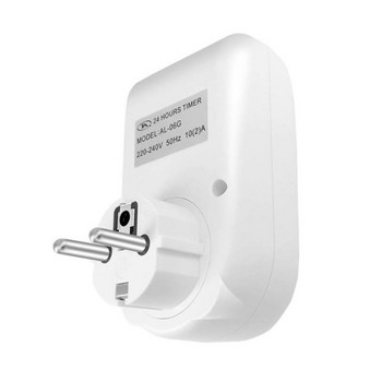 Smart Plug Електронен цифров превключвател с таймер EU Plug Изход за кухненски таймер 220V 50HZ 7 дни 12/24 часа Програмируем контакт за време