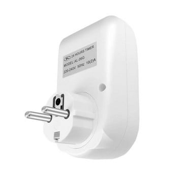 Smart Plug Електронен цифров превключвател с таймер EU Plug Изход за кухненски таймер 220V 50HZ 7 дни 12/24 часа Програмируем контакт за време