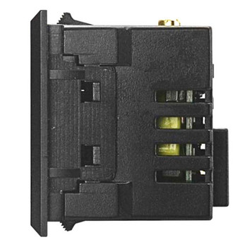 Нов двоен USB Type-C QC гнездо за захранващ панел, вграден USB гнездо за настолен компютър, изход за модул за зареждане на AC захранване, черно, бяло 5V 2.1A