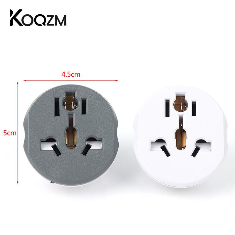 Univerzális 16A EU dugós átalakító EU adapter 2 kerek tűs aljzat AU US UK CN EU fali tápcsatlakozó 16A 250V otthoni utazási adapter