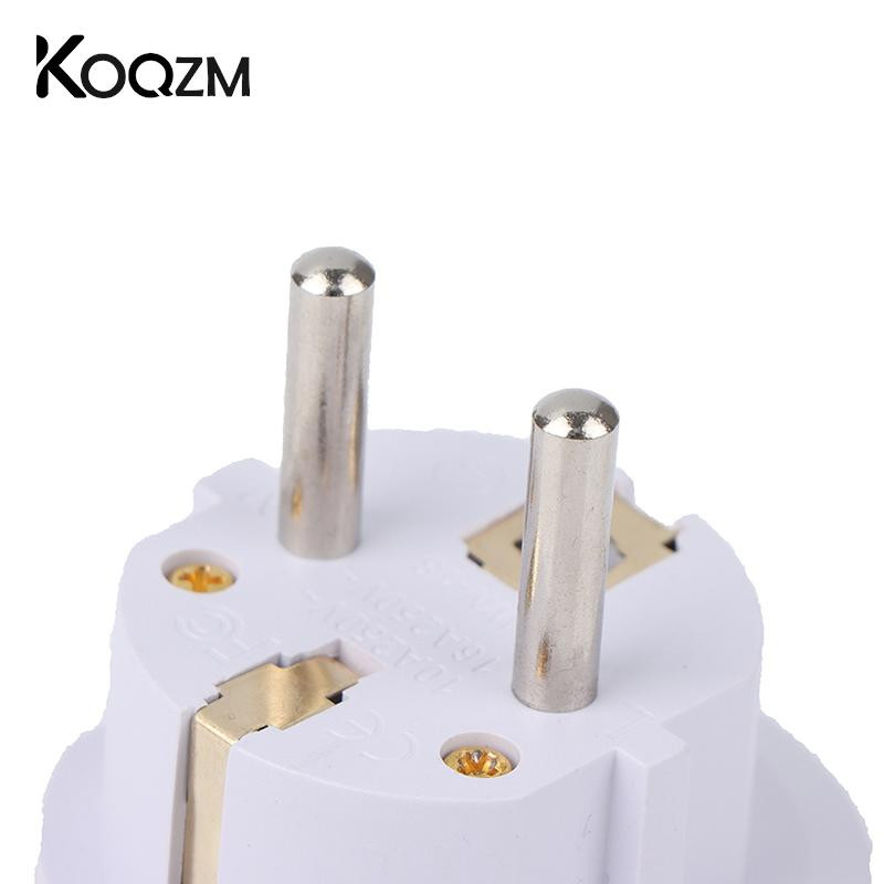 Univerzális 16A EU dugós átalakító EU adapter 2 kerek tűs aljzat AU US UK CN EU fali tápcsatlakozó 16A 250V otthoni utazási adapter