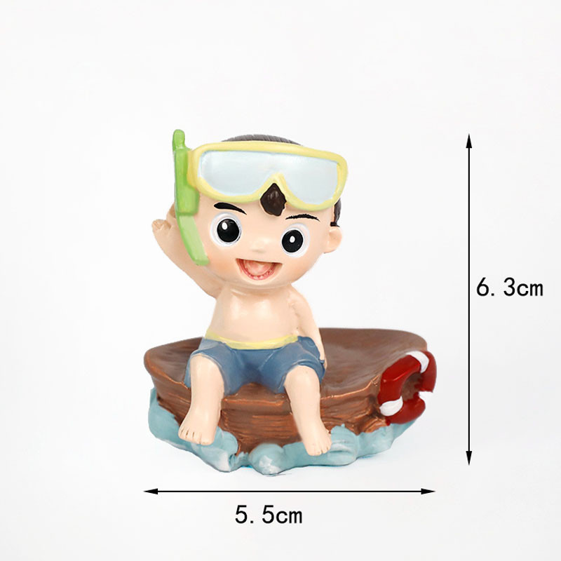 Barkácsolás cápa születésnapi torta tetején óceán polip téma akril betét party dekoráció puha kerámia baba gyerek boldog torta dekoráció ajándékok