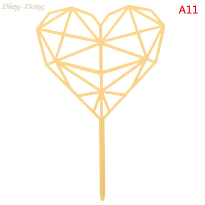 10 kom./lot novih više stilskih akrilnih rukopisnih natpisa sretan rođendan na vrhu torte, desertna dekoracija za rođendansku zabavu, lijep poklon