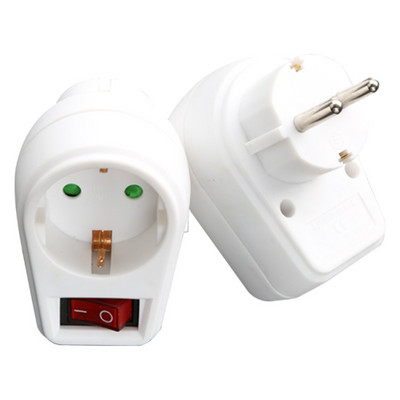 4,8 MM EU utikač, europski standardni strujni adapter 250 V 16 A, adapterska utičnica s prekidačem za uključivanje