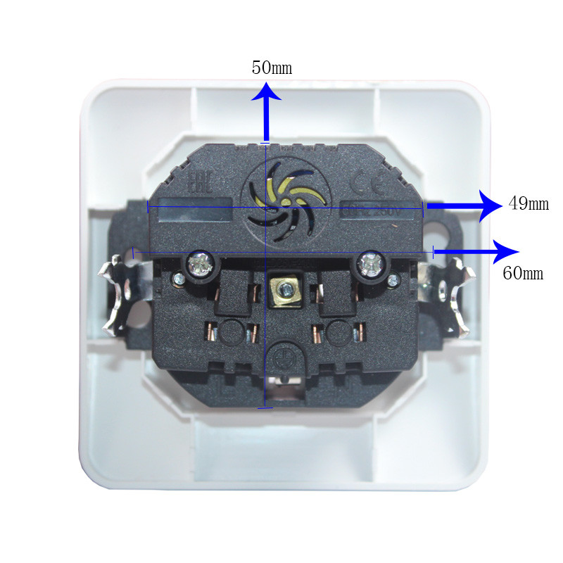 2019 novi stil USB zidna utičnica Besplatna dostava Dvostruka USB utičnica 5V 2A usporedna utičnica električna utičnica usb murale steckdose FB-01