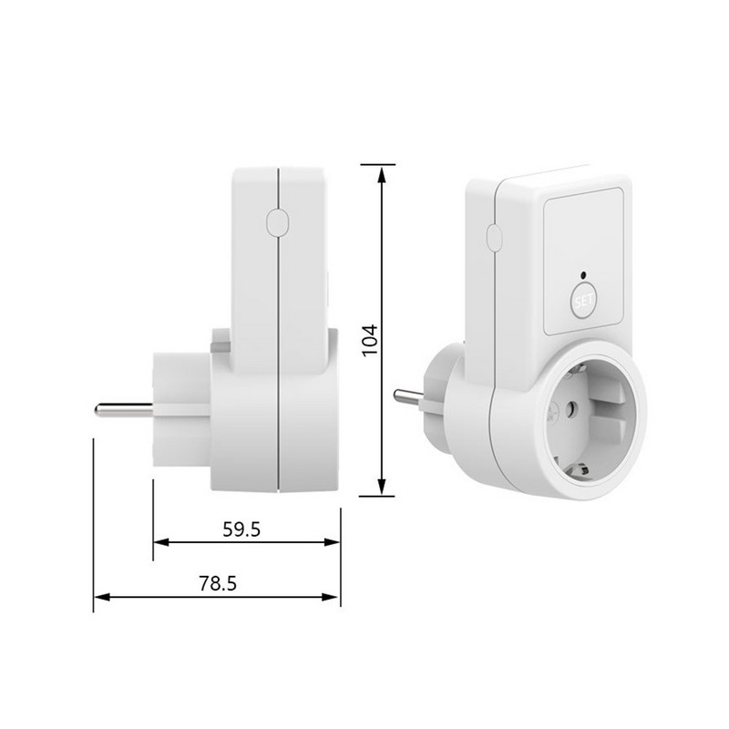Prekidač za odbrojavanje Zaslon s dvije/jednom znamenkom Tajmer za odbrojavanje Kontrola vremena Telefonska baterija Punjenje električnog vozila 10A EU utičnica