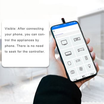 Дистанционно управление Обучаващ се уред Тип-C Контролиращ инфрачервен бластер Телефон Предавател Климатик Универсални IR бластери