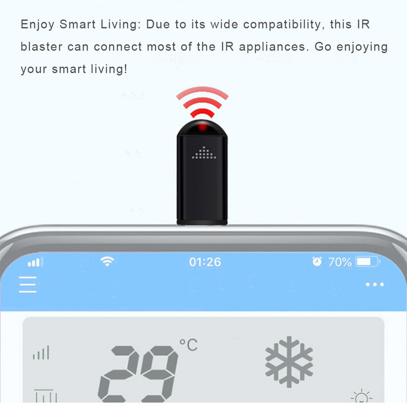 Tālvadības pults Mācību C tipa ierīce, kas kontrolē infrasarkano staru Blaster tālruņa raidītāju, gaisa kondicionieris, universālie IR blasteri