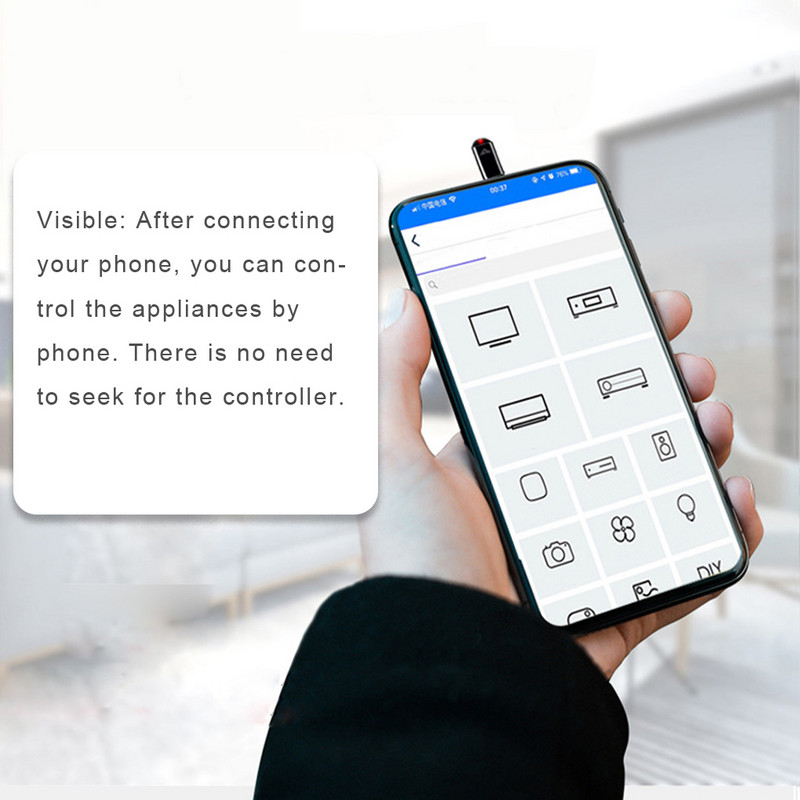 Tālvadības pults Mācību C tipa ierīce, kas kontrolē infrasarkano staru Blaster tālruņa raidītāju, gaisa kondicionieris, universālie IR blasteri