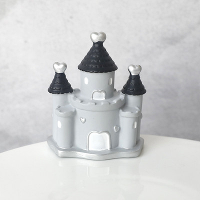 Sretan rođendan Dekoracija Princeza Princeza Dvorac Desertna haljina Ružičasto Plava Pečenje Cupcake Preljevi za torte Zastavice za torte Pary pribor