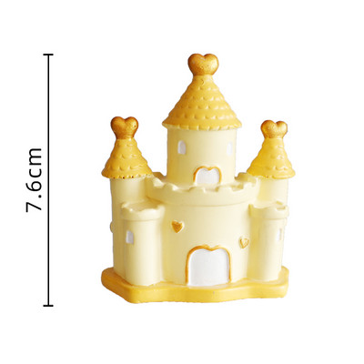 Sretan rođendan Dekoracija Princeza Princeza Dvorac Desertna haljina Ružičasto Plava Pečenje Cupcake Preljevi za torte Zastavice za torte Pary pribor