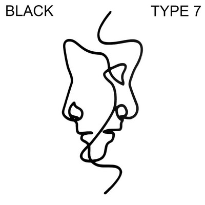 Poklon Zlatno Srebrno Crno nadjev za tortu Umjetnička djevojka Sretan rođendan Apstraktno žensko lice Dekoracija torte Minimalističke linije Pokrivači za tortu