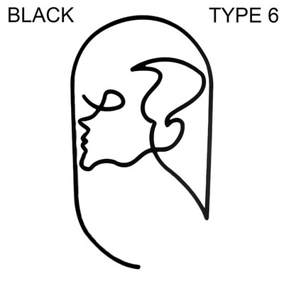 Poklon Zlatno Srebrno Crno nadjev za tortu Umjetnička djevojka Sretan rođendan Apstraktno žensko lice Dekoracija torte Minimalističke linije Pokrivači za tortu