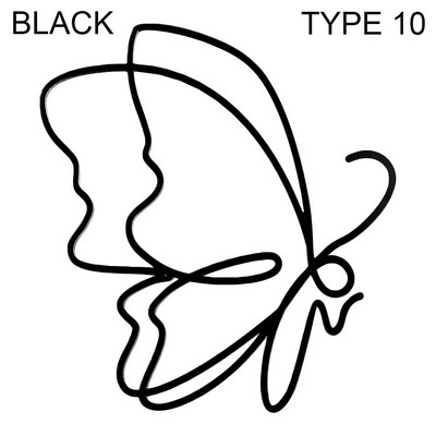 Poklon Zlatno Srebrno Crno nadjev za tortu Umjetnička djevojka Sretan rođendan Apstraktno žensko lice Dekoracija torte Minimalističke linije Pokrivači za tortu