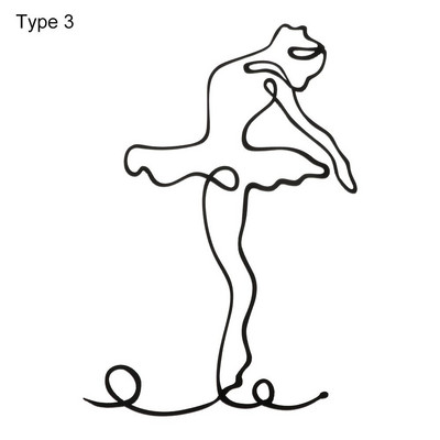 Poklon Zlatno Srebrno Crno nadjev za tortu Umjetnička djevojka Sretan rođendan Apstraktno žensko lice Dekoracija torte Minimalističke linije Pokrivači za tortu