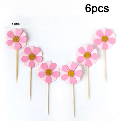 Ružičasti flamingo na vrhu torte Dekoracija anđeoskih krila Akrilna zastavica za Baby Shower Poklon Rođendansko vjenčanje Desert Party Decor Supplies