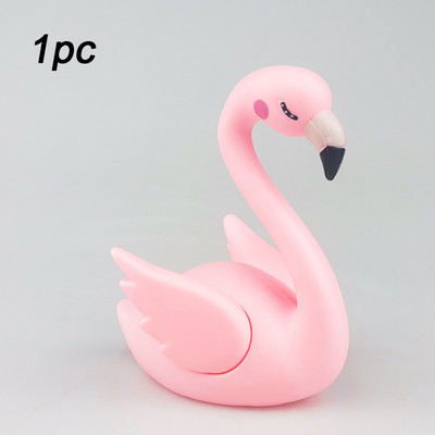 Ružičasti flamingo na vrhu torte Dekoracija anđeoskih krila Akrilna zastavica za Baby Shower Poklon Rođendansko vjenčanje Desert Party Decor Supplies