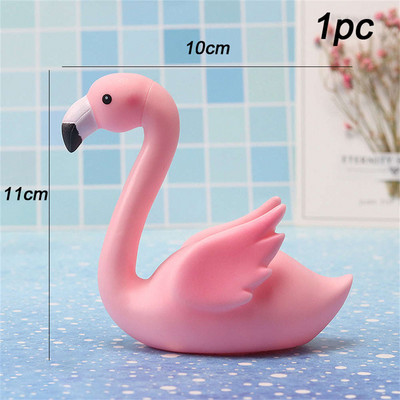 Ružičasti flamingo na vrhu torte Dekoracija anđeoskih krila Akrilna zastavica za Baby Shower Poklon Rođendansko vjenčanje Desert Party Decor Supplies