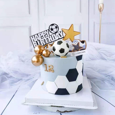 Fotbal Tema Cupcake Topper La Multi Ani Tort Topper Flage Pentru Copii Baieat Ziua de Naștere Decoruri pentru Tort Rechizite Cadouri