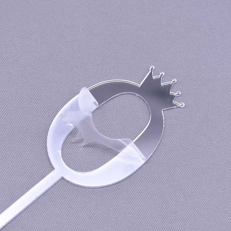 5/10kom zrcalne površine za tortu, akrilni brojevi 0-9 s krunom, dječji rođendanski ukras za tortu, nadjev za godišnjicu vjenčanja