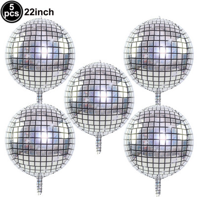 1db Disco Ball Tortafedők 80-as 90-es évek Retro party Disco Cake Decor Szombat esti Lázparti Disco Dance Születésnapi Party Kellékek